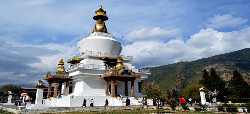 Bhutan stupa