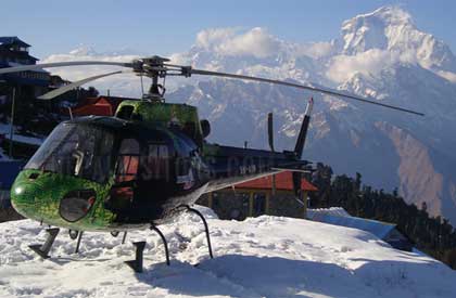 Annapurna BC Heli trek