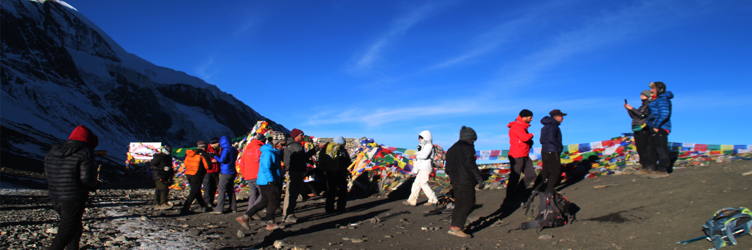 Sonam G. Sherpa withWith Group at Thorang La pass